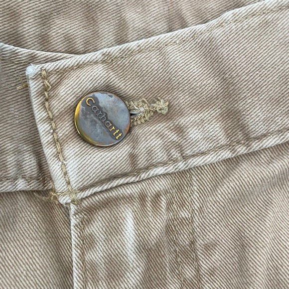 Carhartt B324 Men's Utility Work Pants 36x30 Relaxed Fit Twill Khaki Workwear US - Picture 9 of 14